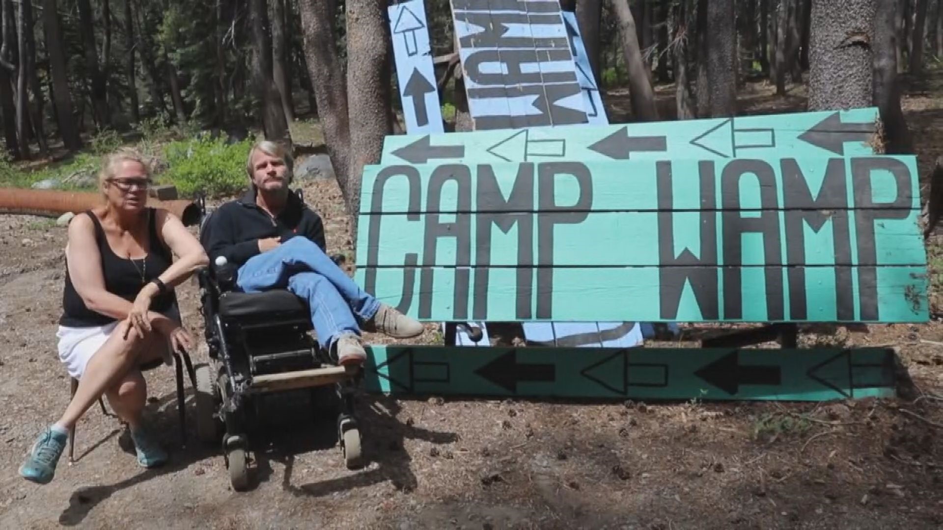 Steve Wampler of Coronado opened the camp at Deer Lake - near North Lake Tahoe - to help children living with disabilities have a full camp experience.