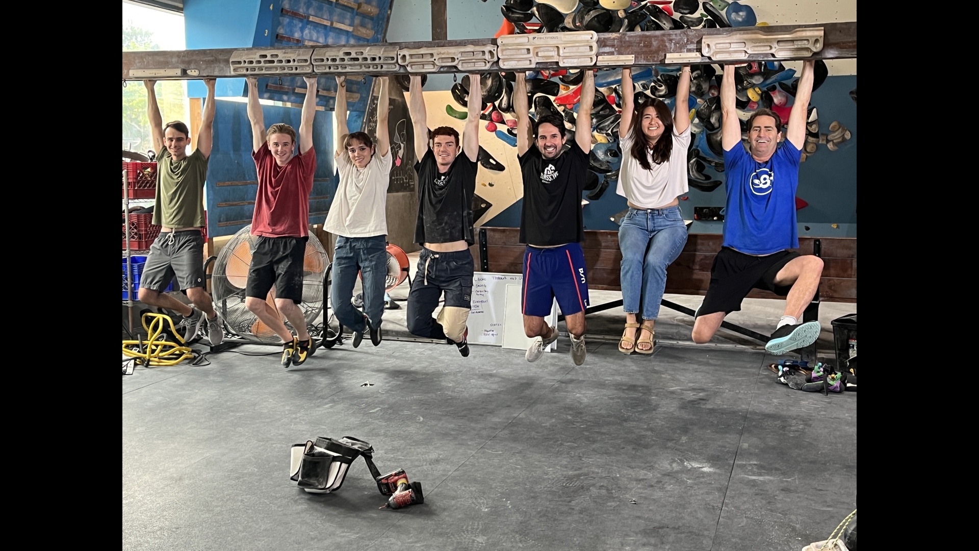 Coach Al Rangel shares his mastery of movement at 'The Wall' Climbing Gym in Vista.