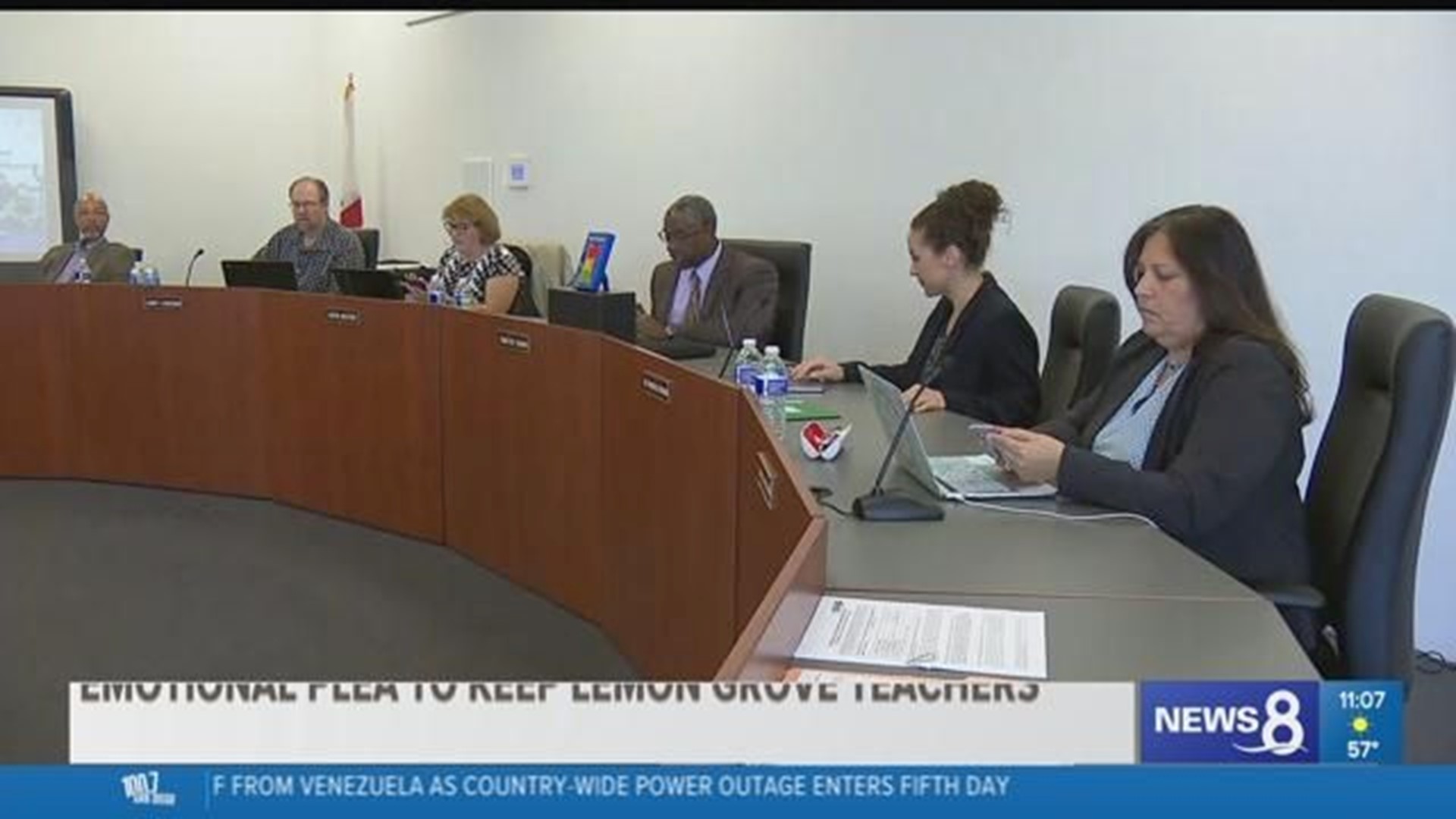 Lemon Grove School Board accepts the resignation of 16 teachers