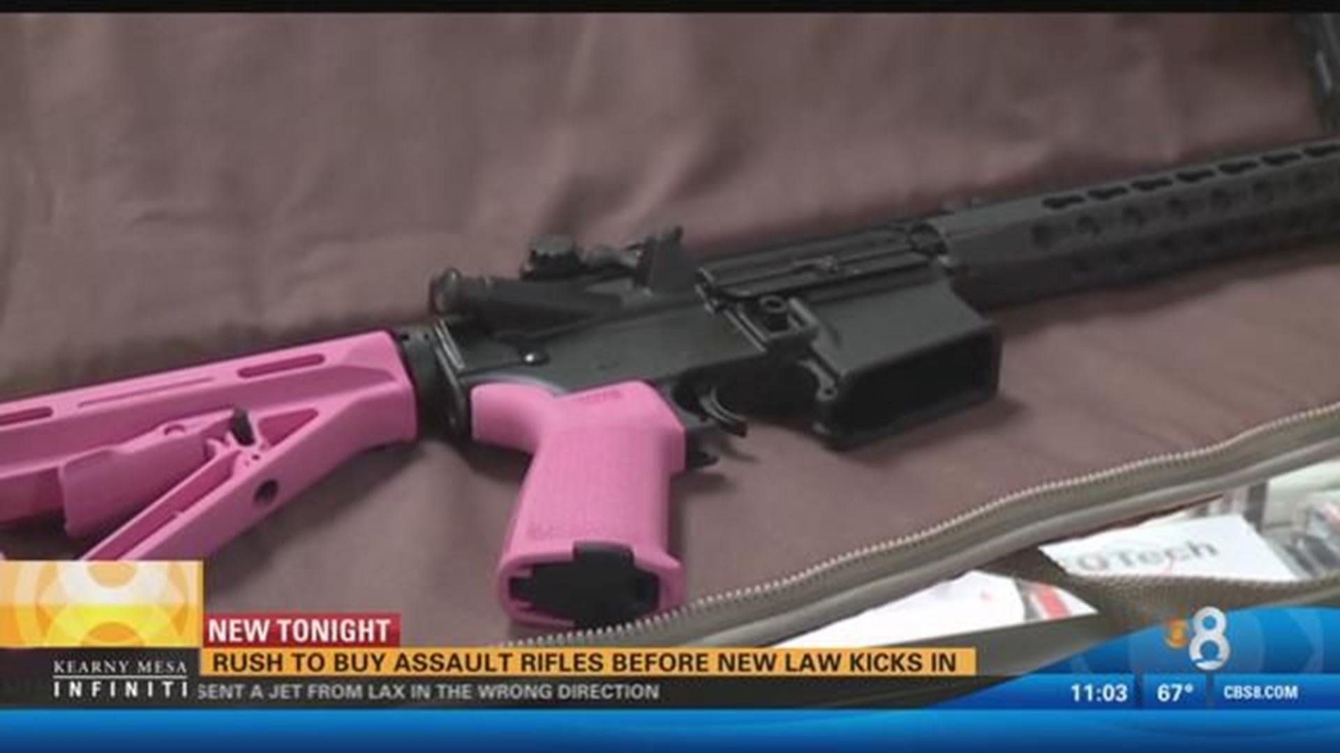 Rush to buy assault rifles before new law kicks in | cbs8.com