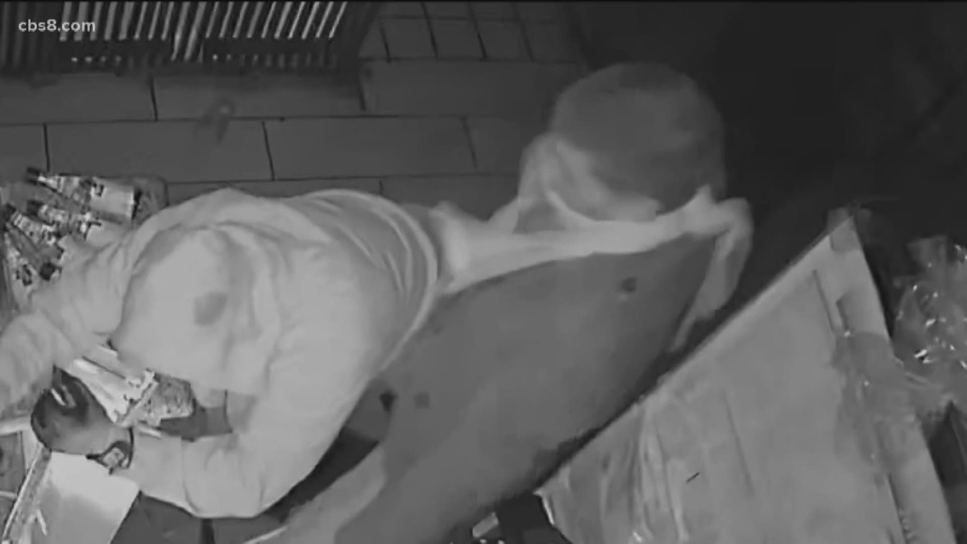 Asian restaurant owners in Kearny Mesa believe they are the latest target of break-ins in the area, and the raids were all captured on camera.