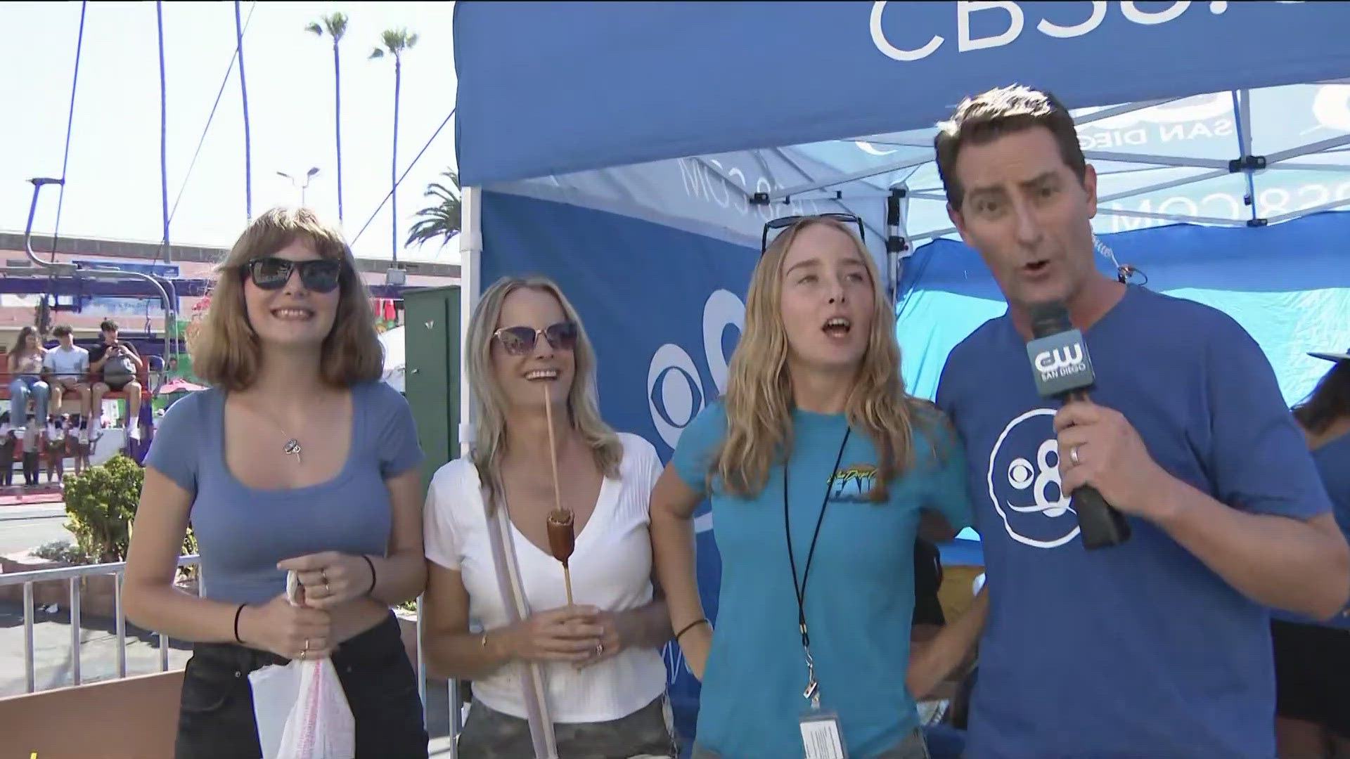 CBS 8's Jeff Zevely spent a day taking over the San Diego County Fair.