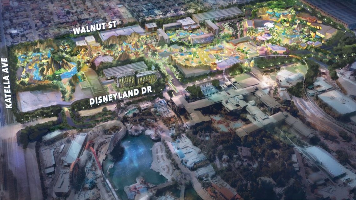Het uitbreidingsplan van Disneyland in Anaheim ter waarde van $ 1,9 miljard gaat vooruit