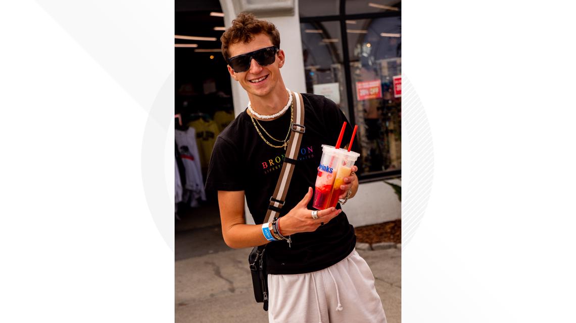 Mesa College student invents new cup that holds three drinks at