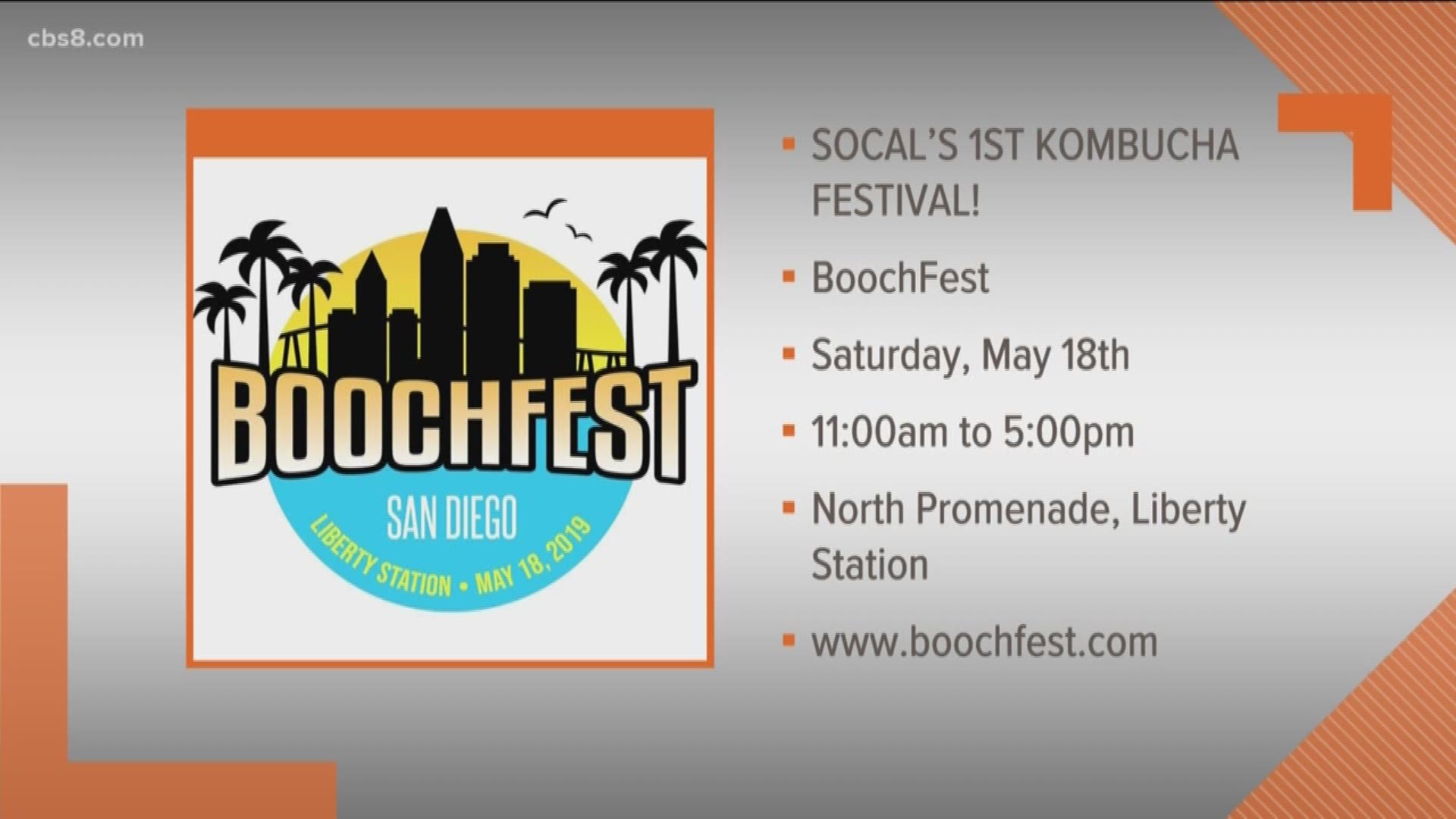 Boochfest is on May 18 from 11am-3pm at Liberty Station San Diego