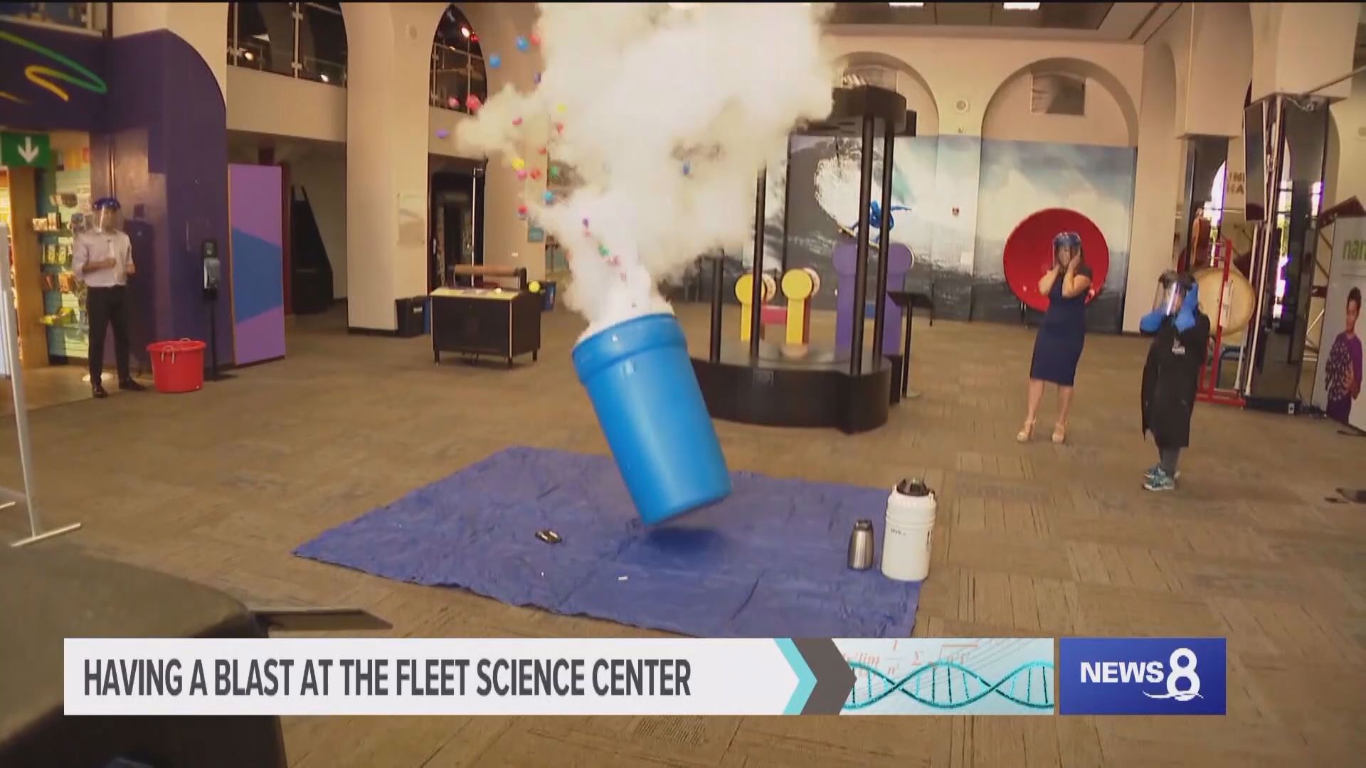 For our special, "Full Steam Ahead," CBS 8's Neda Iranpour and Evan Noorani took a trip to the Fleet Science Center in Balboa Park and had a literal blast!