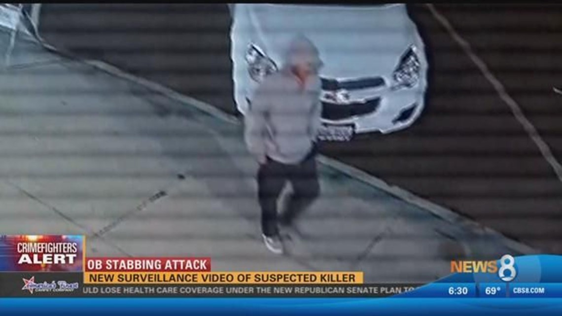 Ocean Beach Stabbing Attack: New video shows suspected killer | cbs8.com