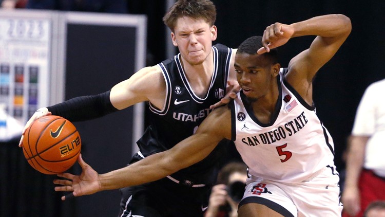 San Diego State beats Utah State for Mountain West title