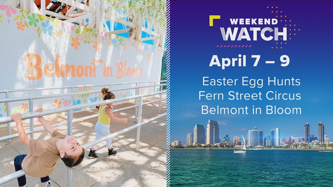 Weekend Watch April 7 - 9 | Things to do in San Diego