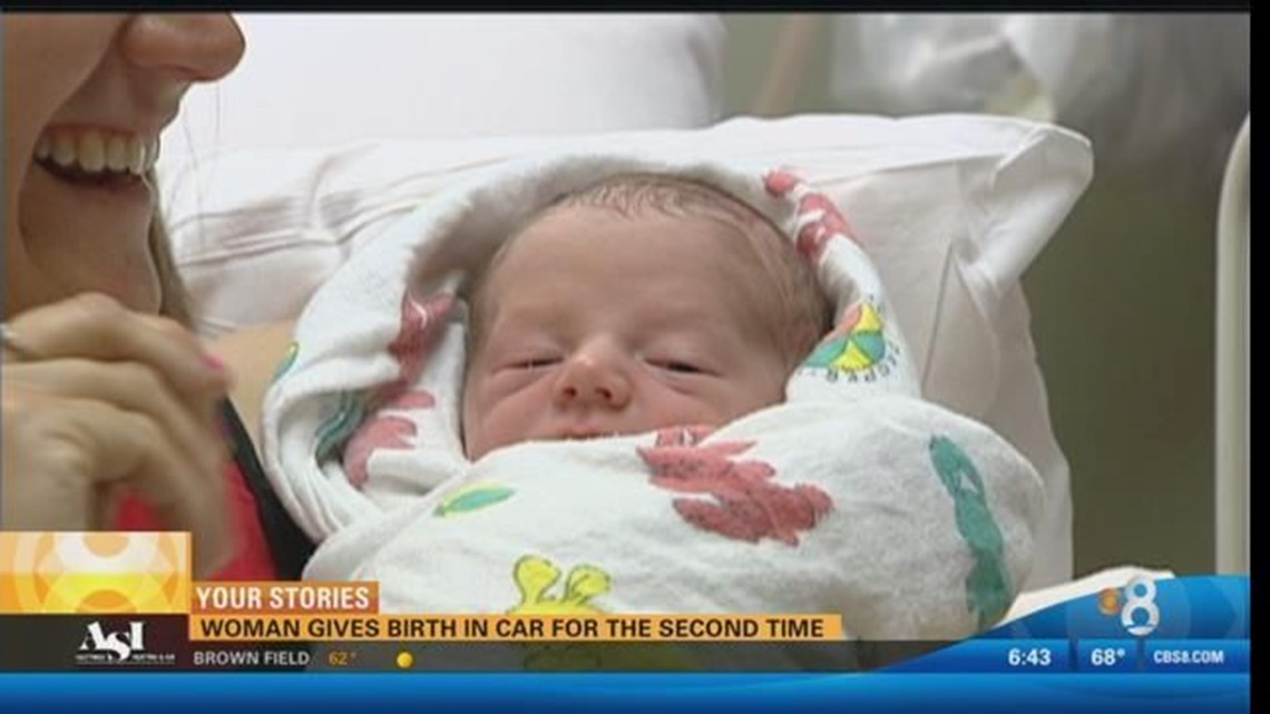 Woman gives birth in car for second time | cbs8.com