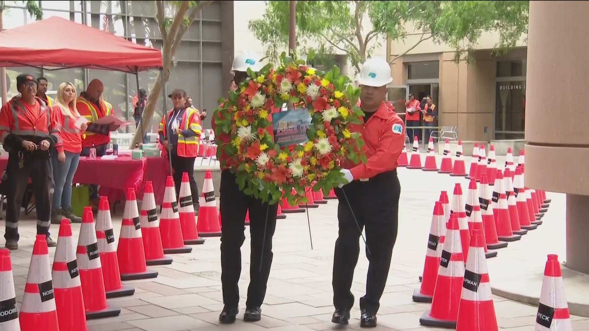 The theme of Tuesday morning’s ceremony was “Forever Remembered.”