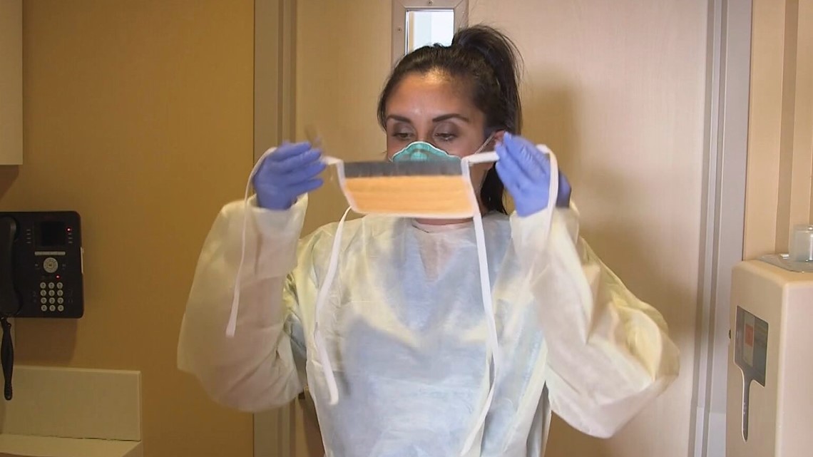 Nurses take to social media to protest surgical mask policy