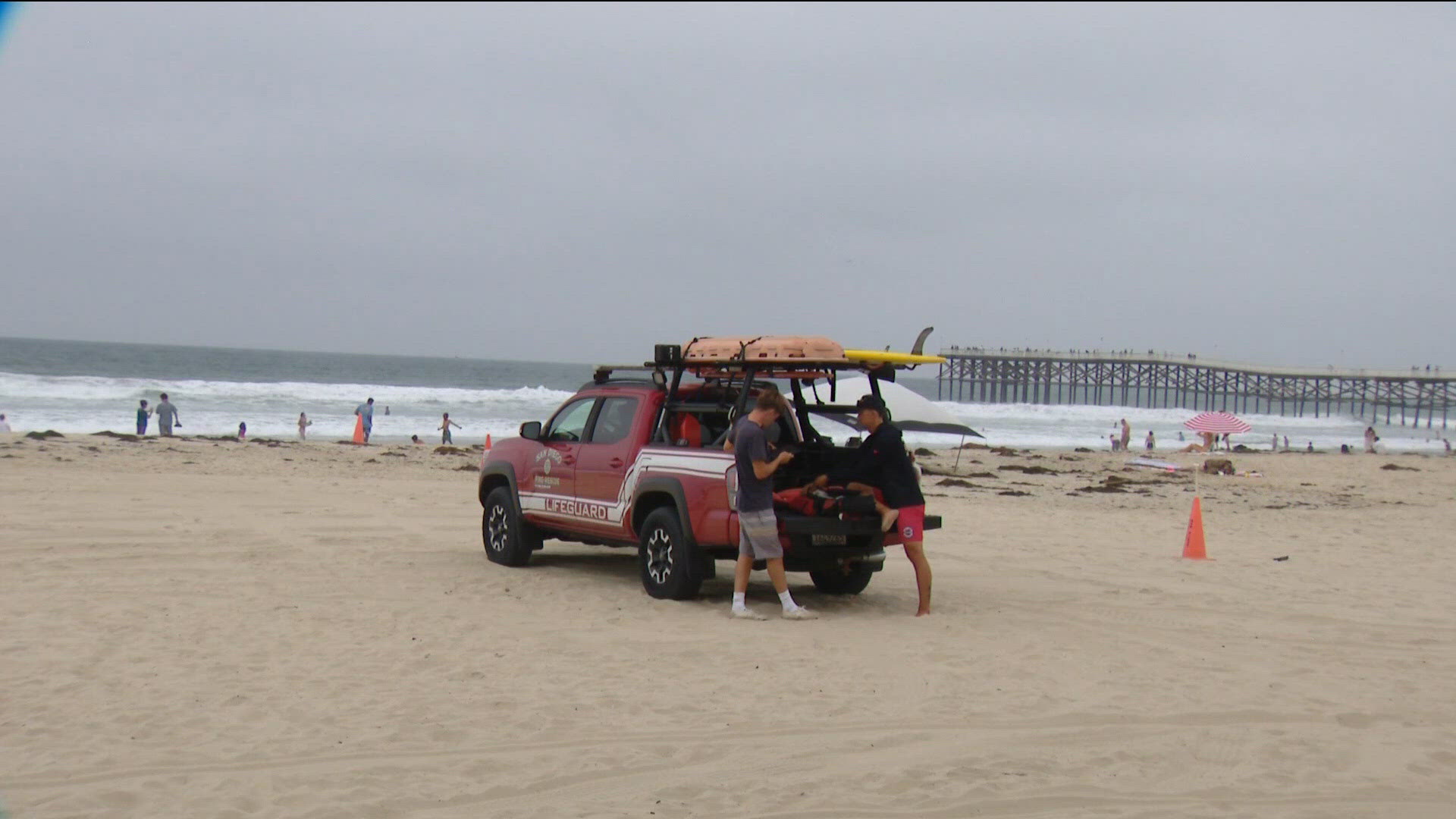 Dangerous ocean conditions prompt beach hazards warning in Orange and San Diego counties