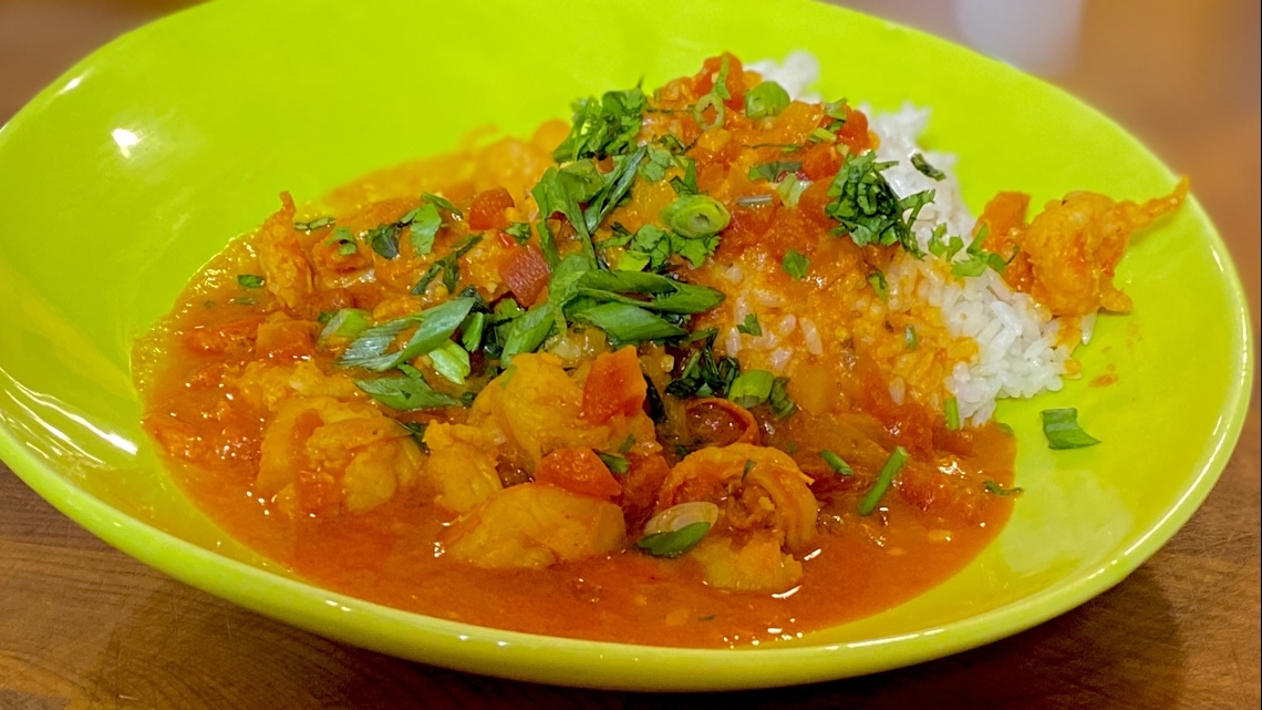 Red shrimp curry recipe | Cooking With Styles - Vimarsana News