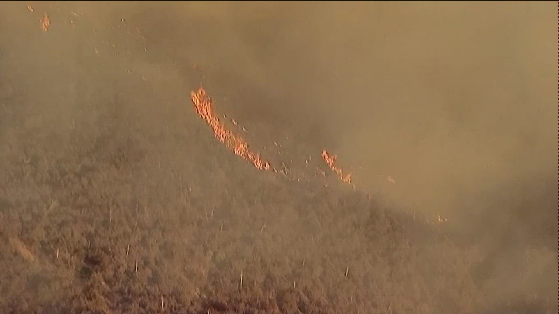 Both fires, near Warner Springs and Bonsall respectively, are 10% contained as of Friday evening.