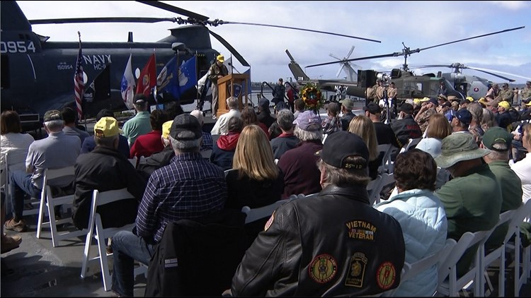 50th anniversary of end of the Vietnam War preview | USS Midway flight-deck commemoration