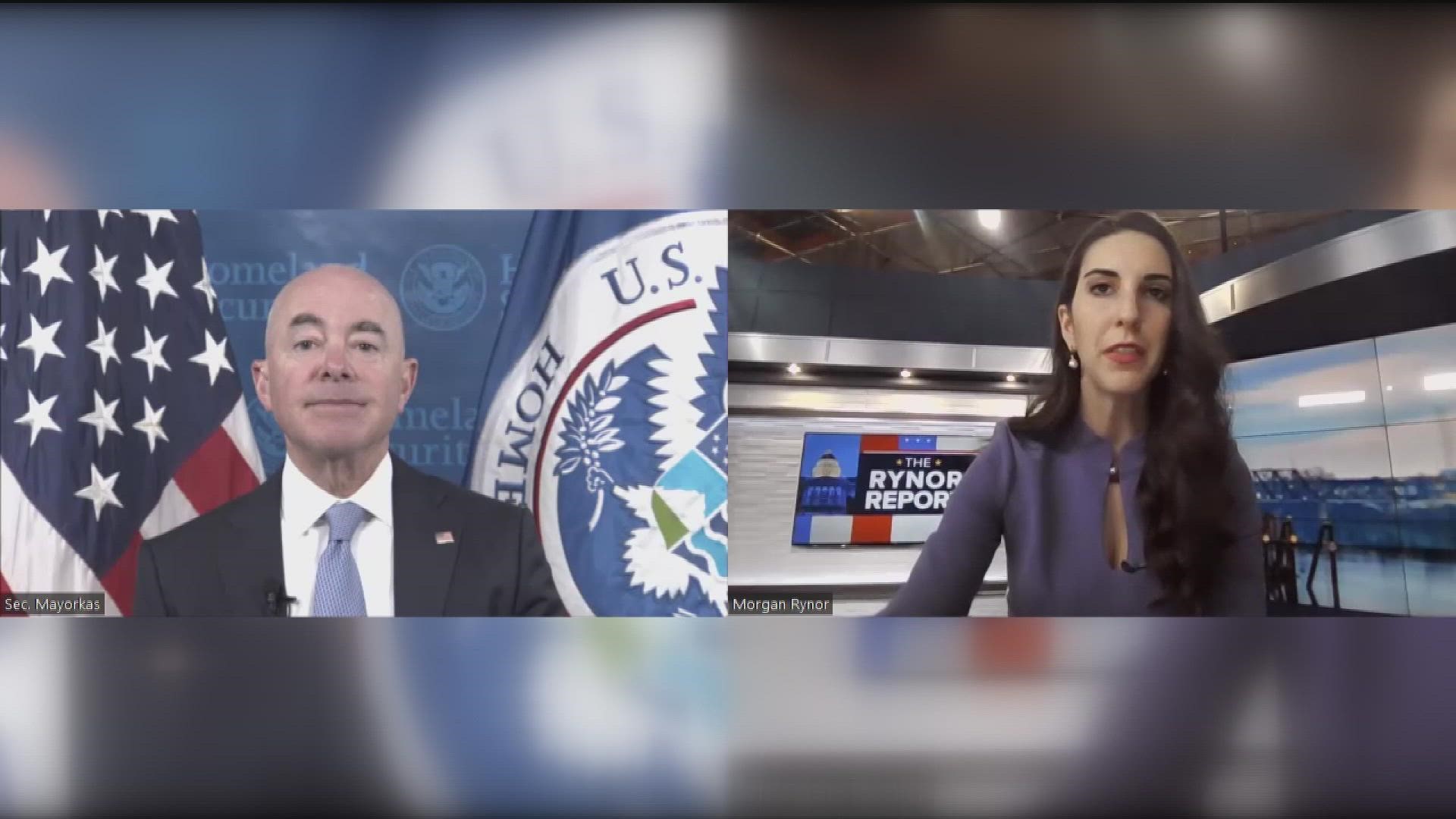 Political reporter Morgan Rynor asked about election, border, and cyber security.
