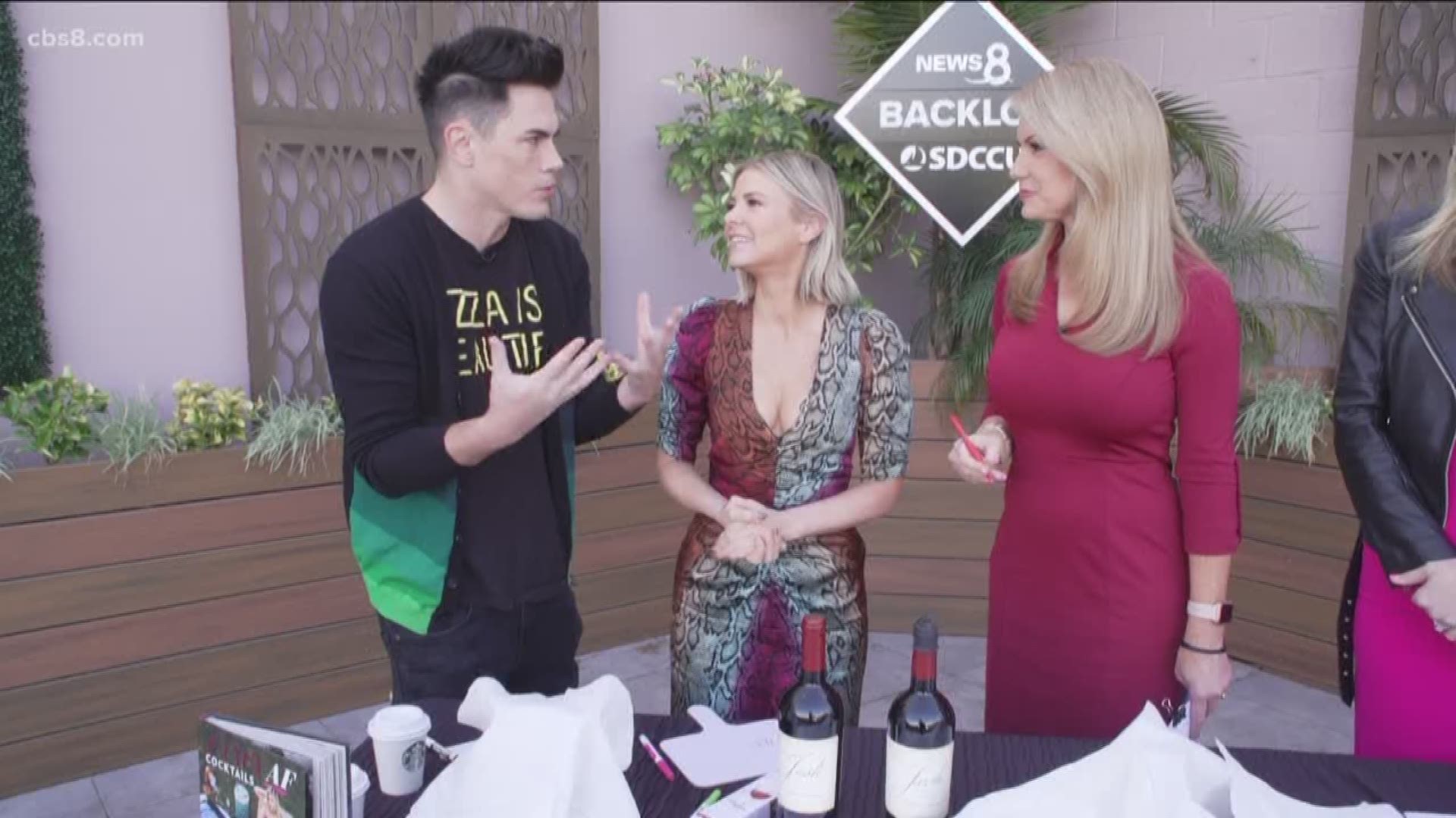 Tom Sandoval and Ariana Madix gives us a taste of their Fancy AF Cocktails from their new book