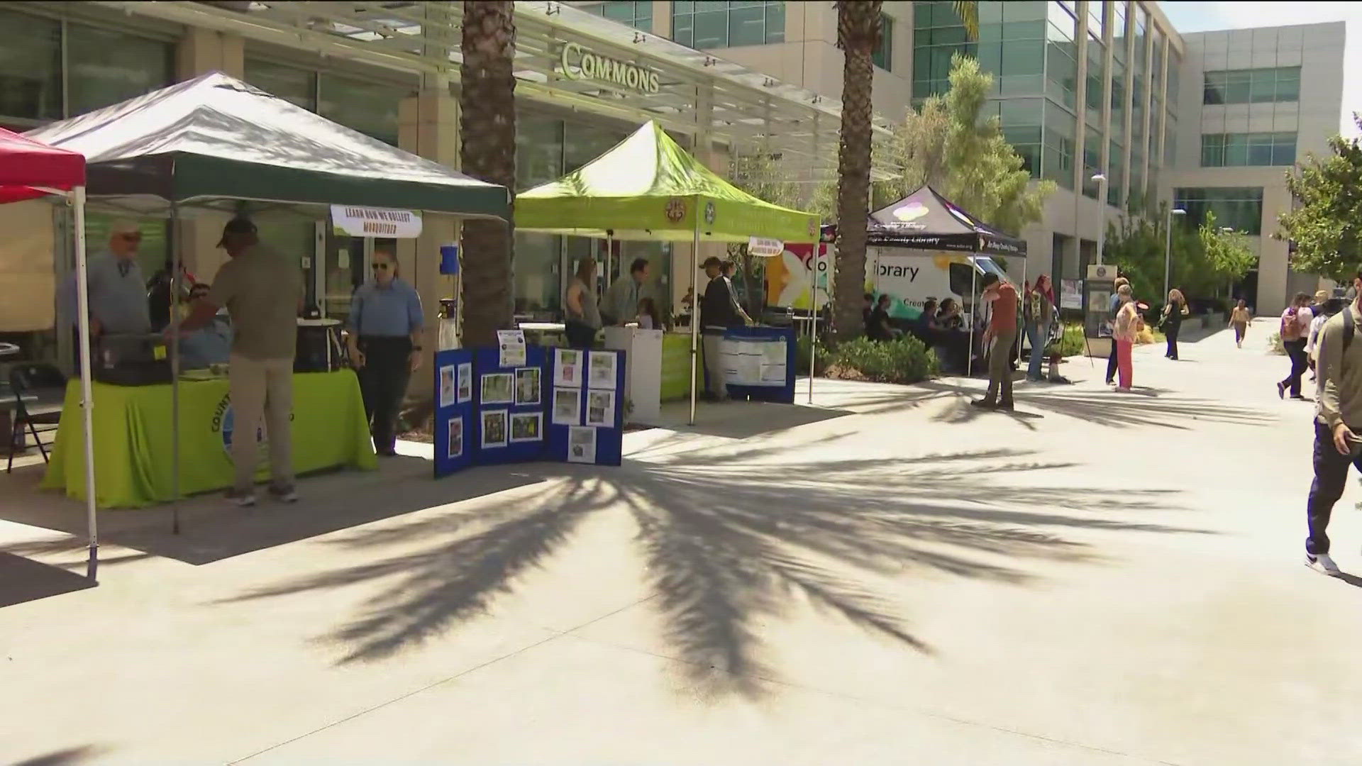 The County held an open house Tuesday to show what it's doing to prevent West Nile virus and dengue virus. 