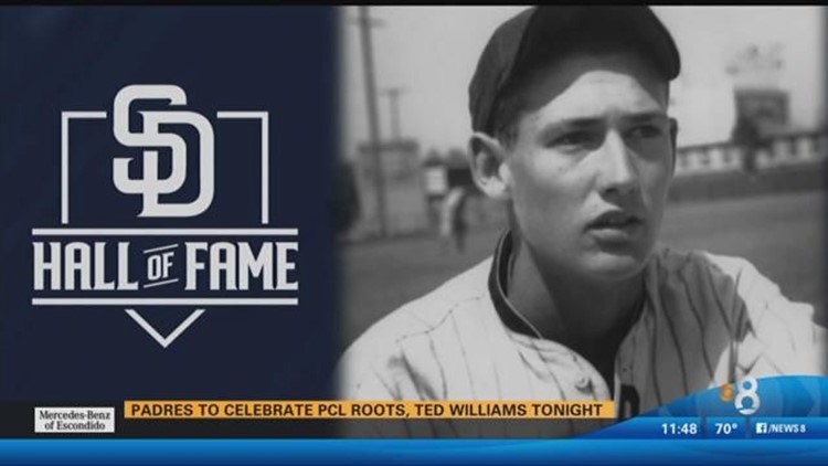 ted williams padres number