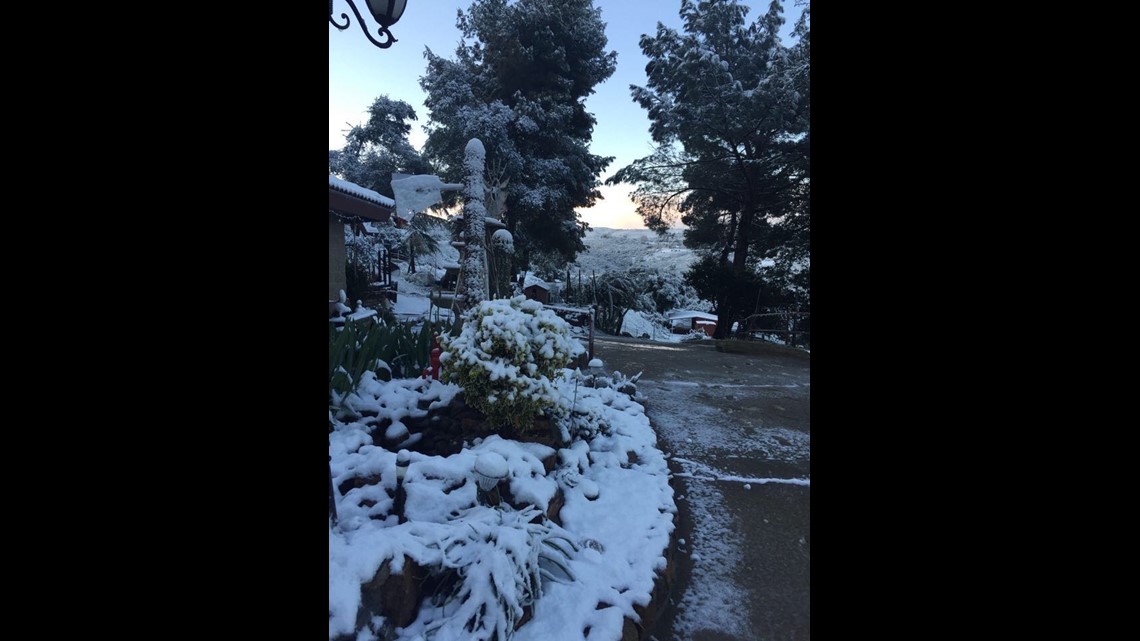 Virtually watch the snow in Julian, CA