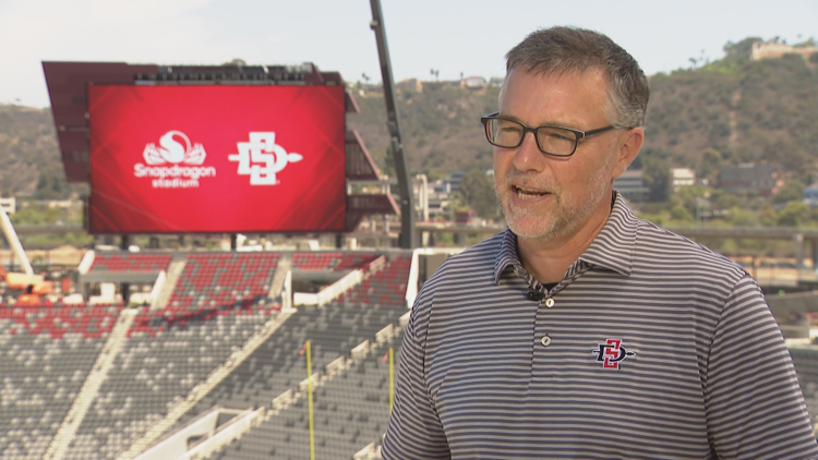 Talking with SDSU Director of Athletics JD Wicker ahead of opening of Snapdragon Stadium