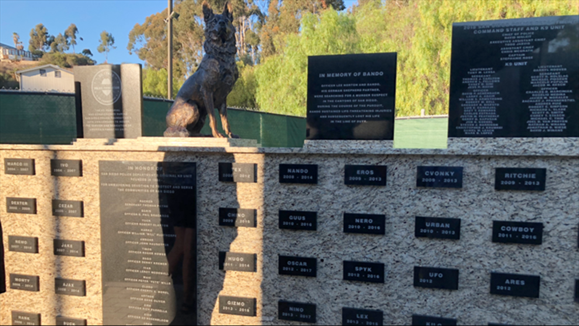 K9 store memorial plaque