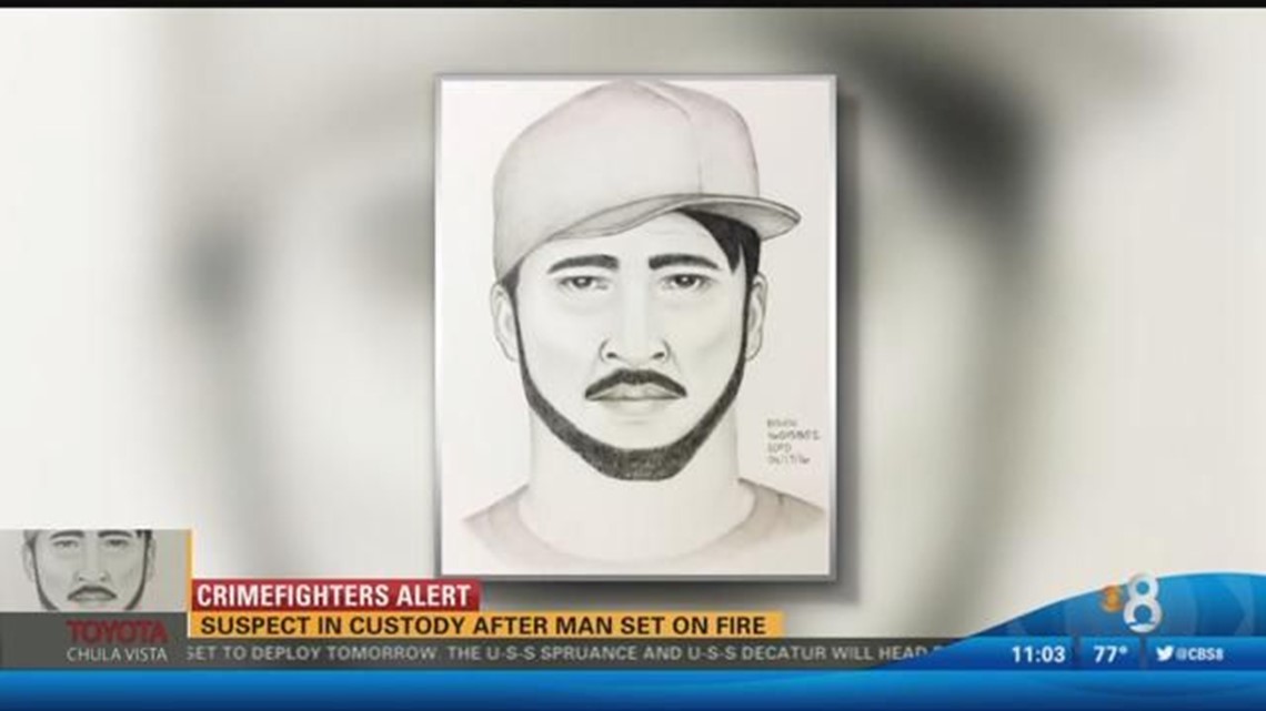 Suspect accused of setting man on fire in Oak Park arrested | cbs8.com