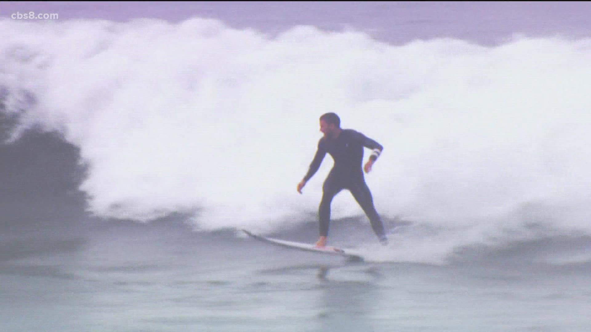 The best Surfer in the world are at Trestles Beach in northern San Diego County for the World Championship.