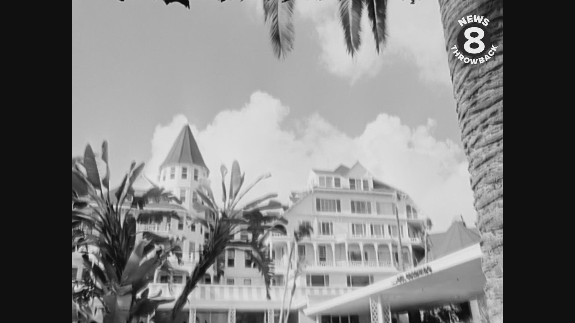 Historic Hotel del Coronado in San Diego County gets a makeover in 1960. The remodel came 72 years after the hotel opened.