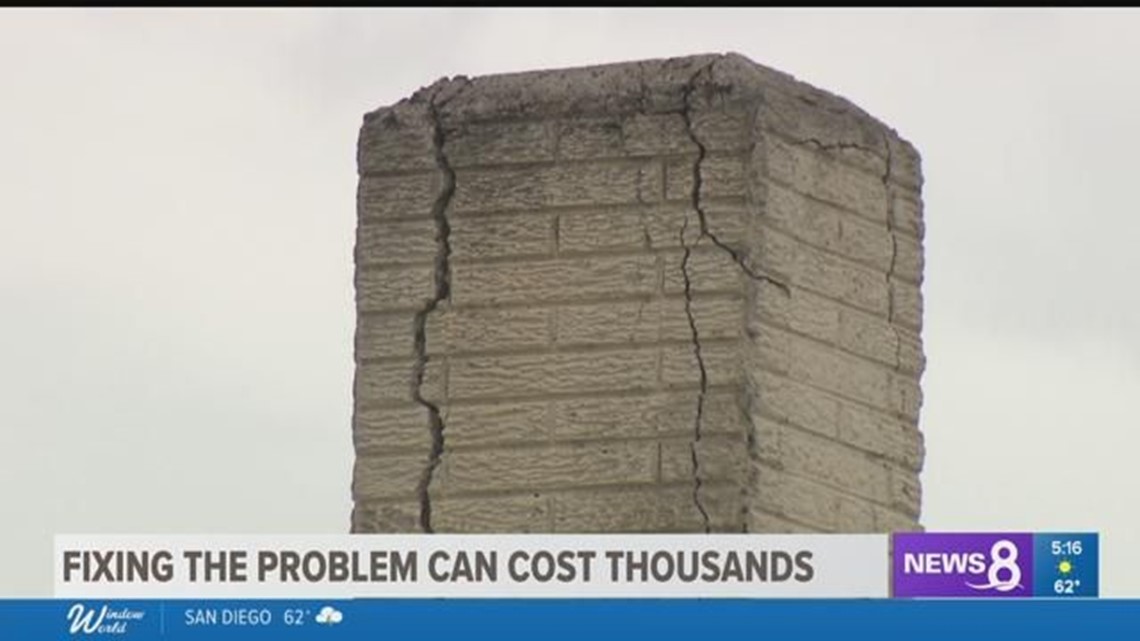 Rampart chimneys pose fire risk