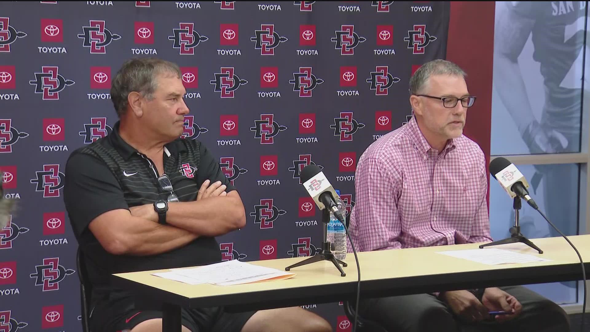 SDSU Director of Athletics J.D. Wicker responded to some but not all questions.