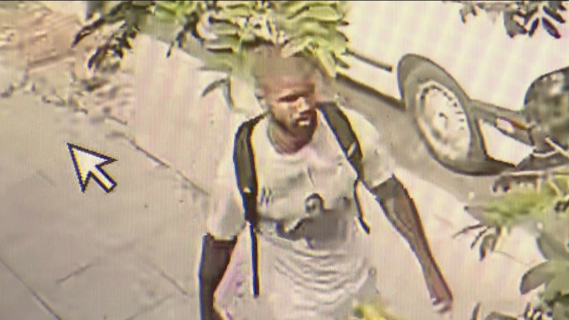 Police searching for man who attacked another man and tried to steal e-bike Wednesday afternoon.