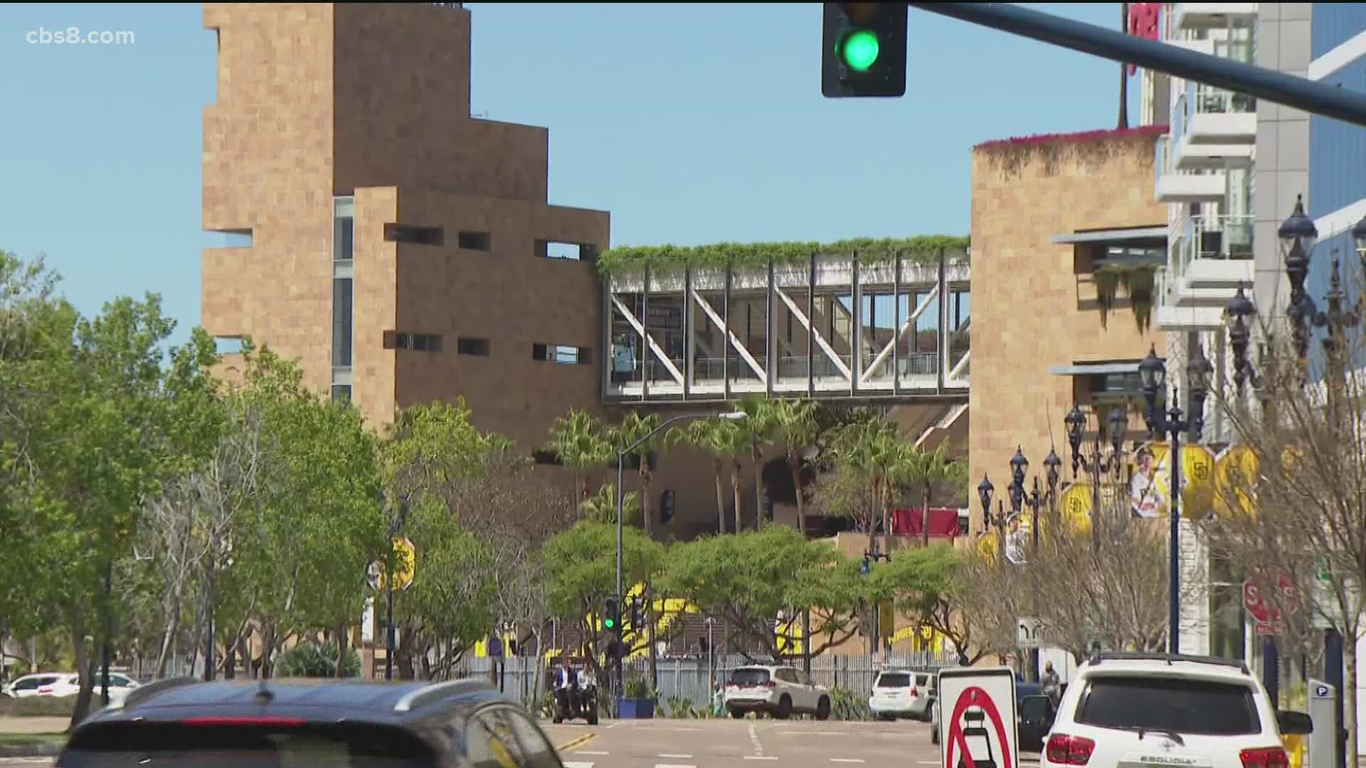 A flood of fans are expected to hit downtown tomorrow, many of which will ride public transportation. The area is bustling with preparations ahead of Opening Day.
