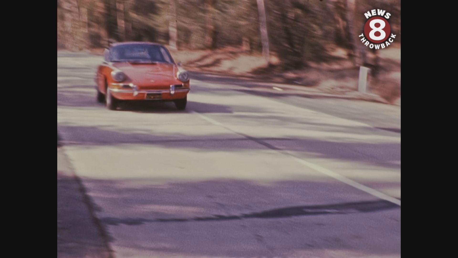A Porsche, a 1931 Ford Roadster pickup, a 1928 Model A ragtop cruise down an empty Pomerado Road. Scripts at end of film.