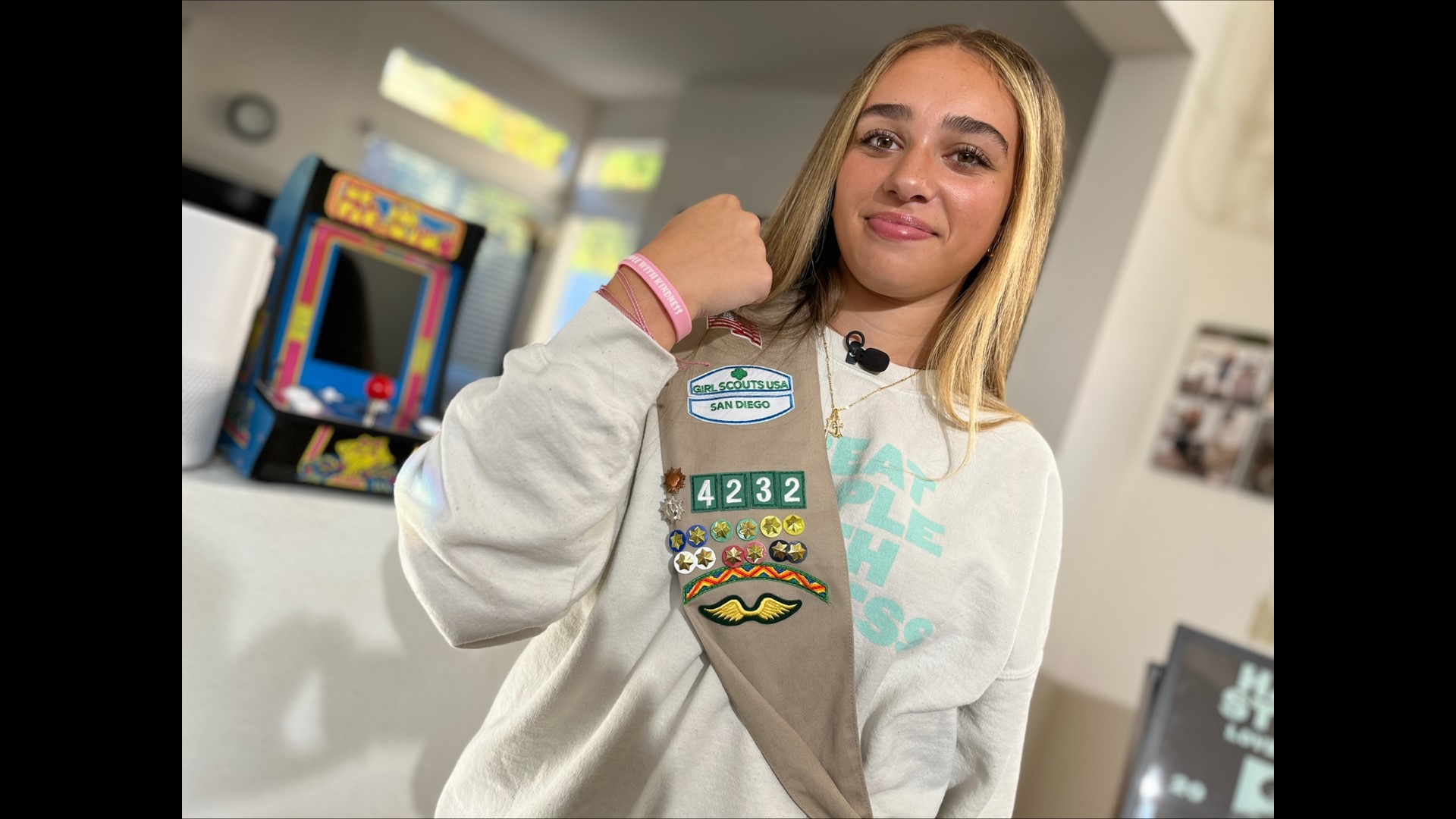 A San Diego girl scout's kindness campaign | cbs8.com