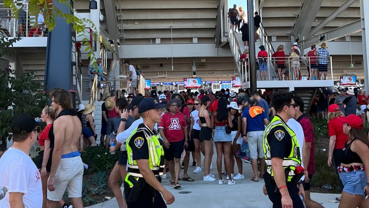Scorching heat at Snapdragon Stadium forces fans out of seats and into shade, some in need of medical aid