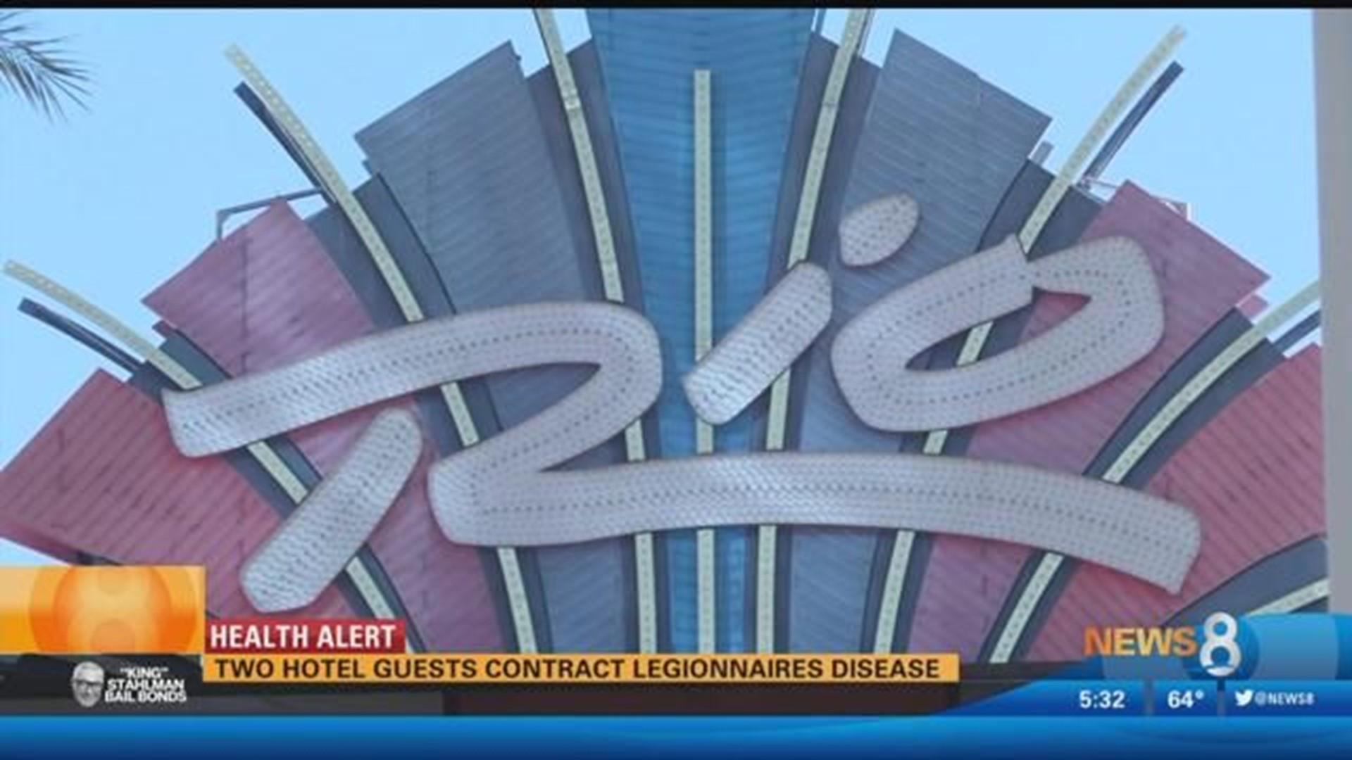 2 guests contract Legionnaires' disease at Rio Las Vegas