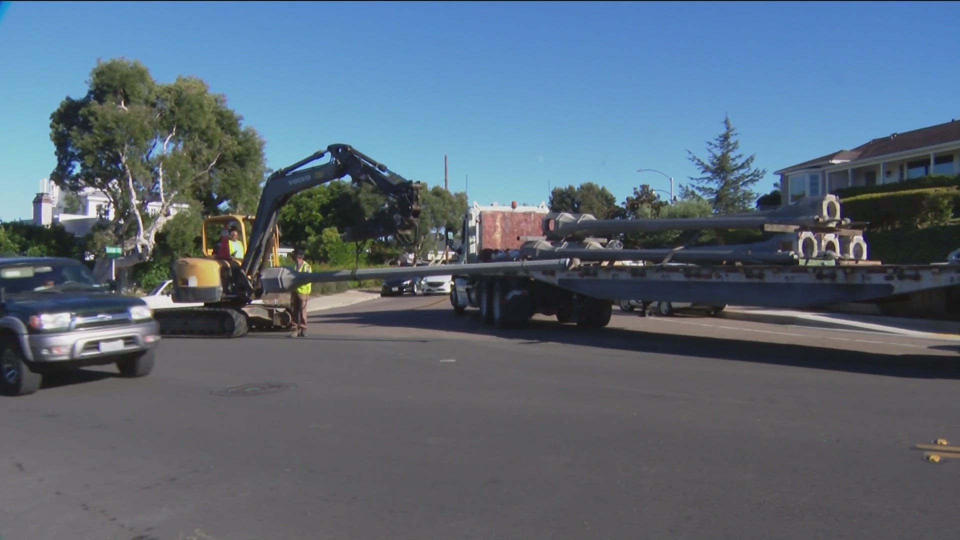 San Diego's Loma Portal neighbors are up in arms over the removal of historic lampposts — some of which have been around for more than a century.