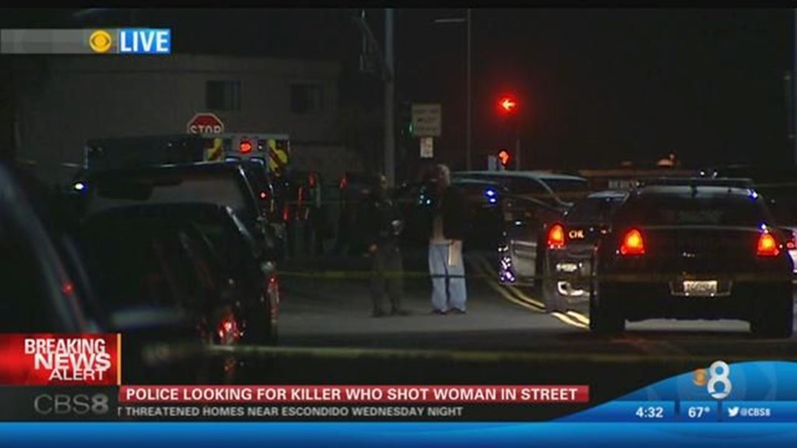 Police looking for killer who shot woman in Chula Vista | cbs8.com