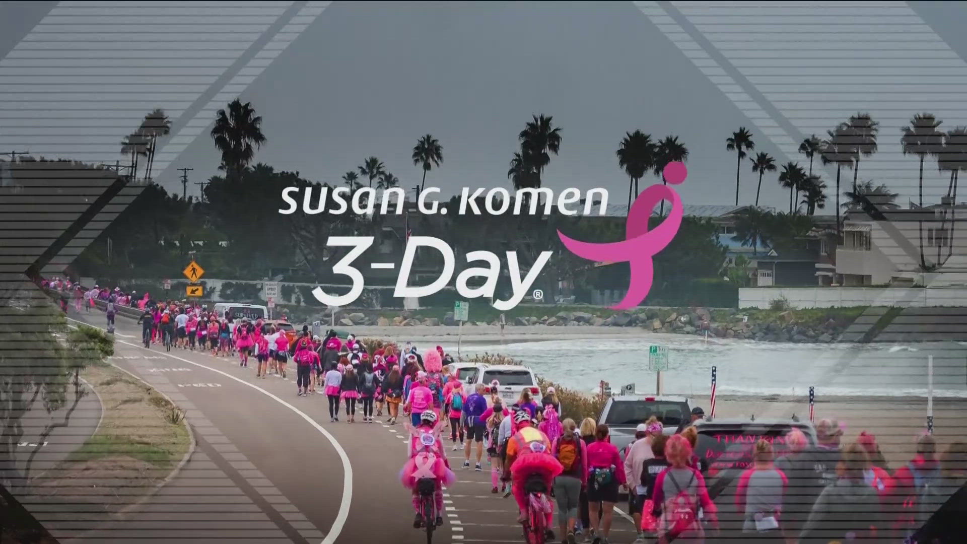 Supporters will walk 20 miles a day for three days starting Friday in Del Mar and completing their 60-mile journey Sunday at Waterfront Park.