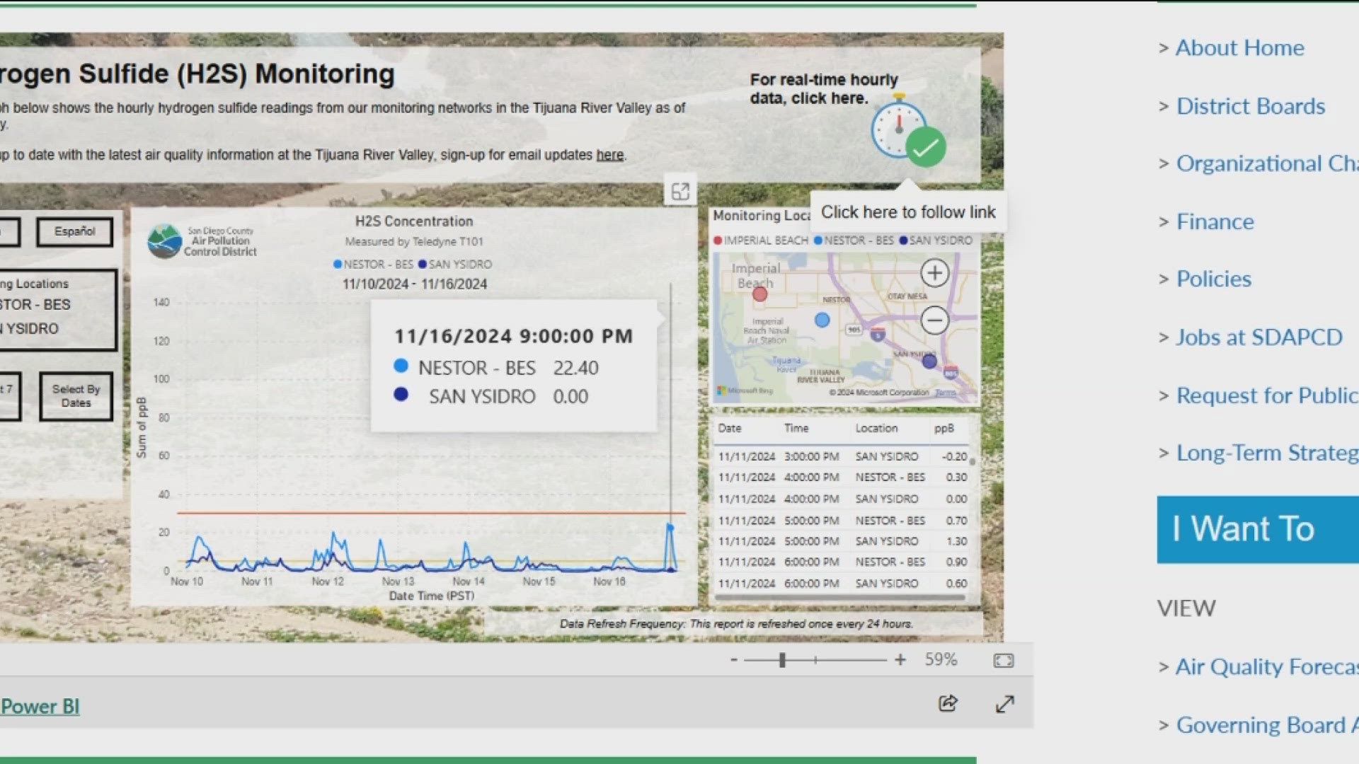 CBS 8's Alex Lai reports on the new air monitoring system installed in the South Bay to measure hydrogen sulfide from sewage, and how to access the results online.