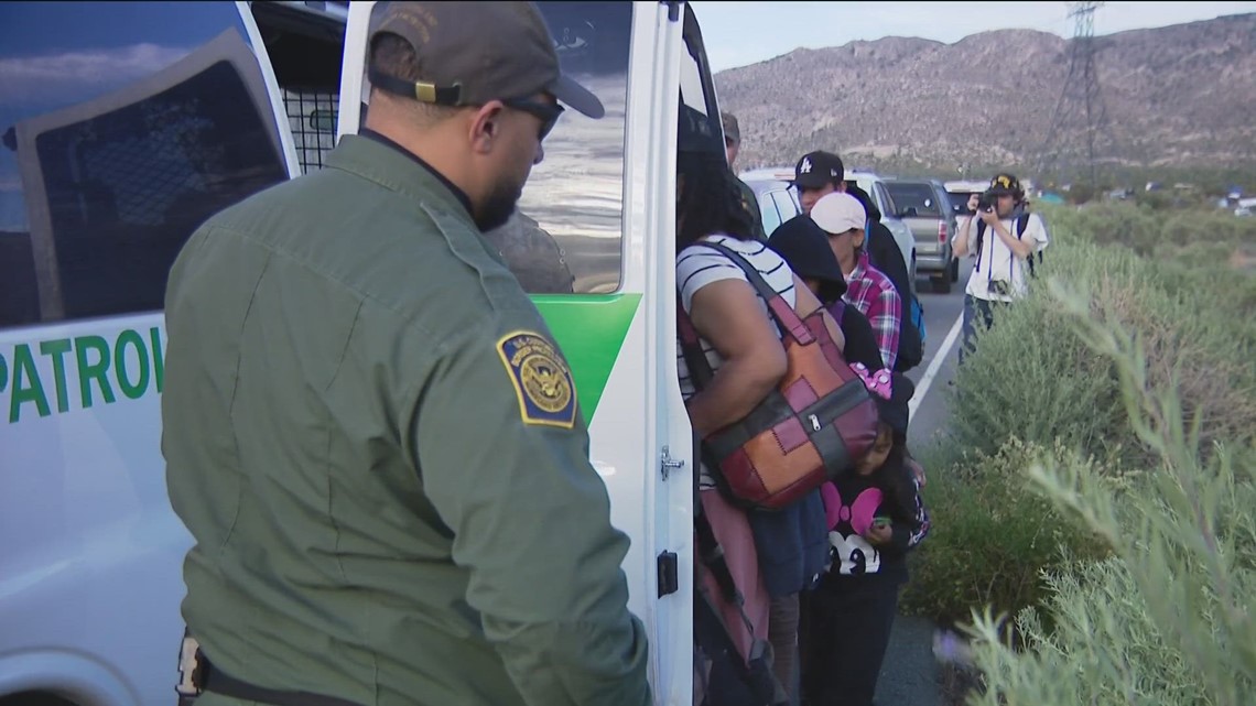 Border Patrol clears out Migrant campsites in Jacumba Hot Springs