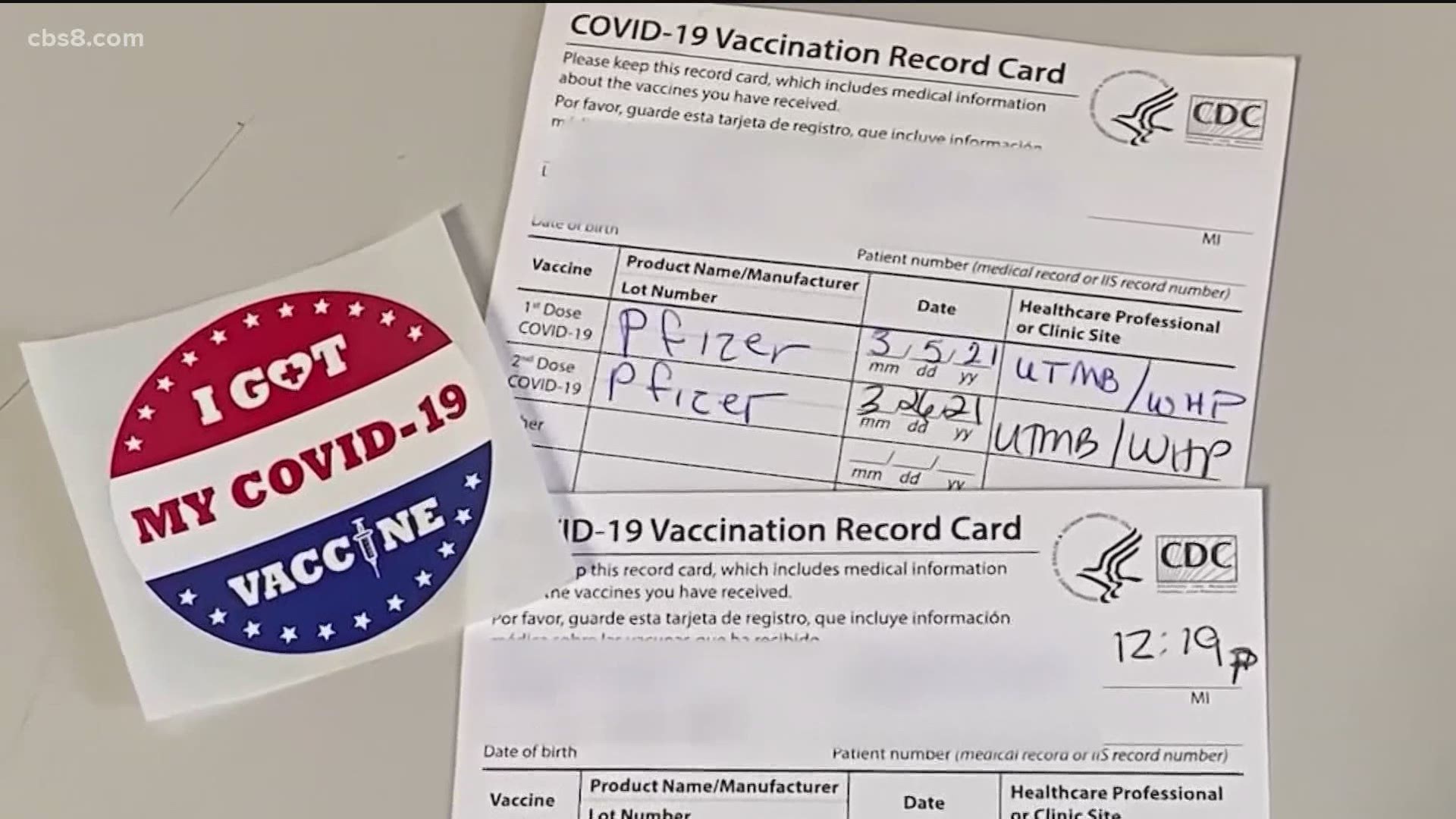 In the absence of a verified record, there is a potential risk of fraudulent vaccine cards although some experts believe the risk will not be significant.
