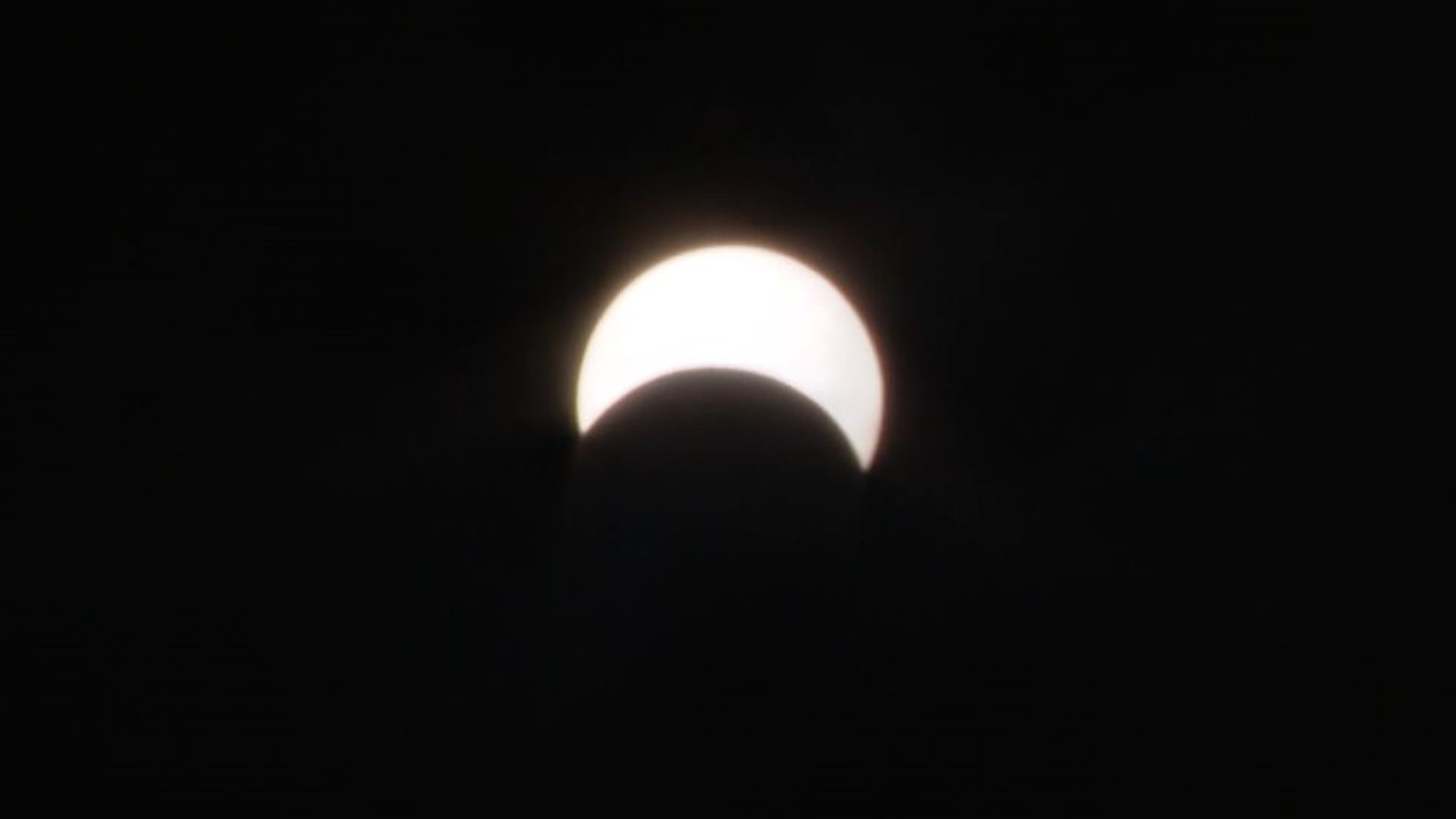 The 2024 total solar eclipse was captured by camera outside of CBS 8 Studios in San Diego, California.