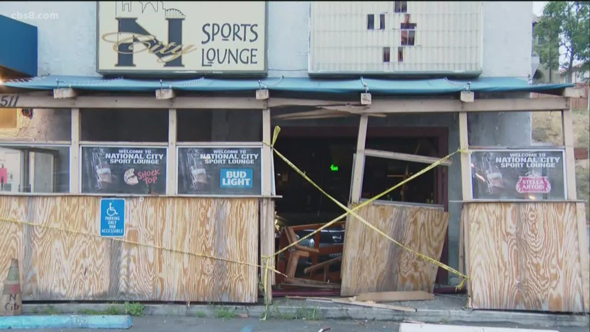 The woman behind the wheel accidentally reversed all the way into the N-City Sports Lounge located at 2511 Sweetwater Road in National City.