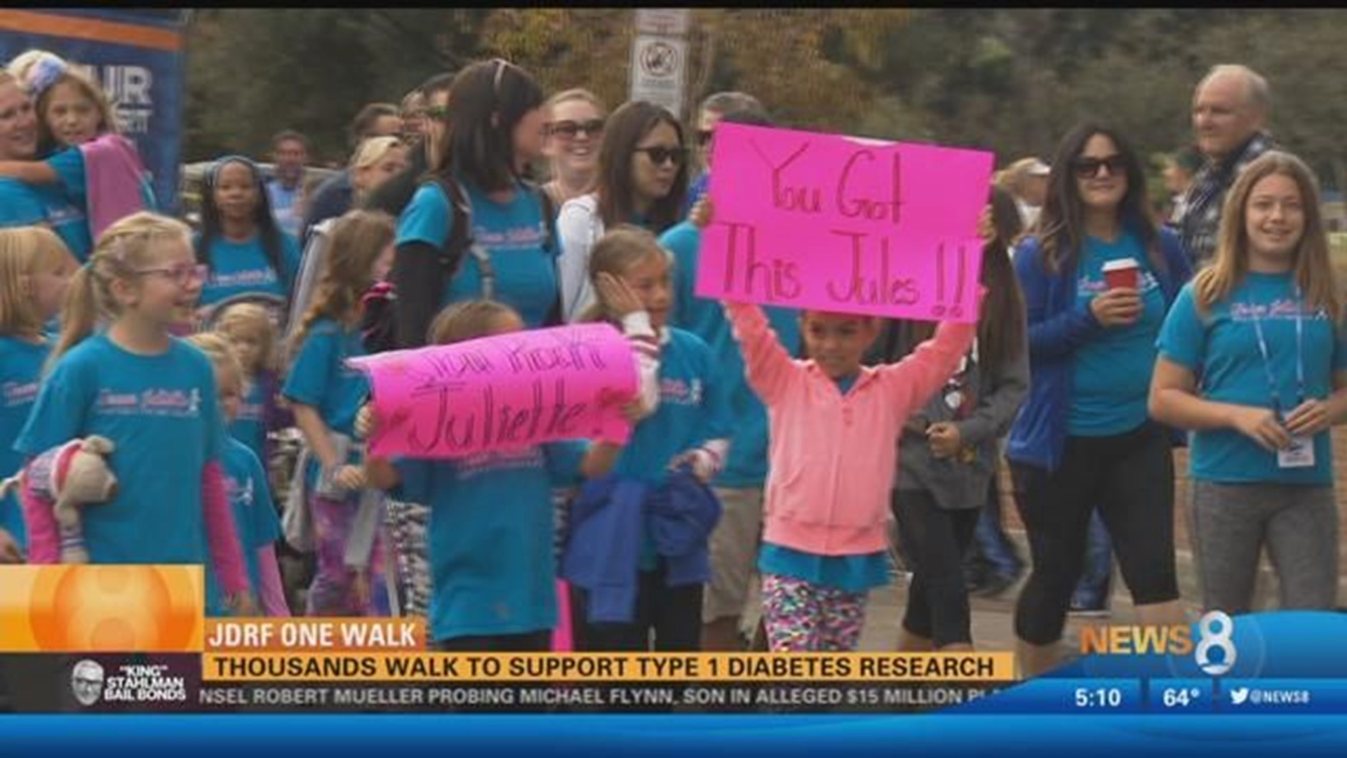 JDRF ONE WALK raises over $20k for Type 20 Diabetes