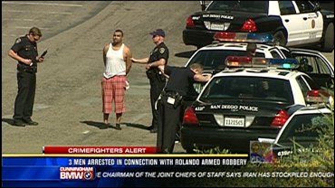 Police Capture 3 Suspects in Rolando Home Invasion | cbs8.com