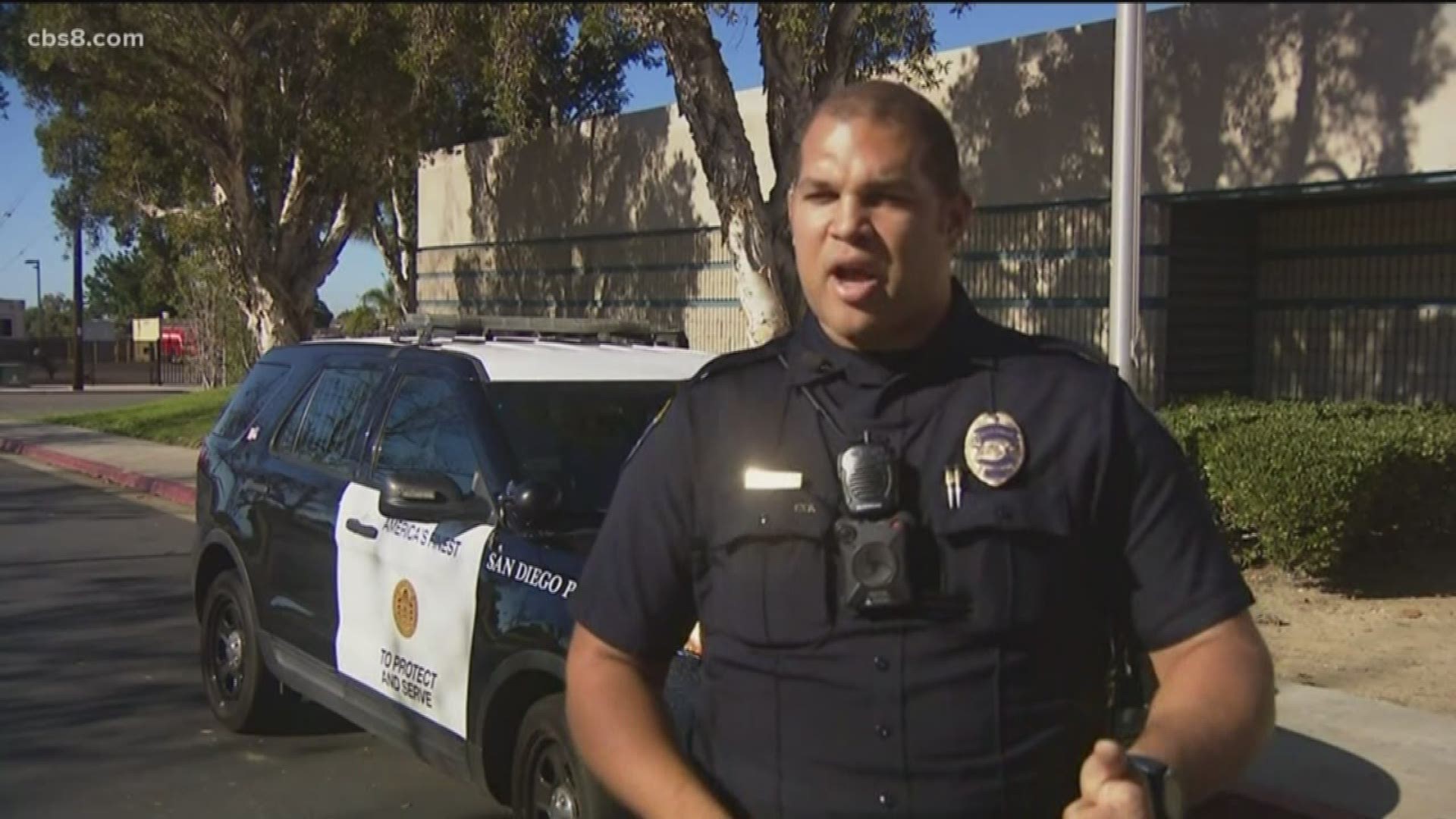 When you're 330 pounds and the height of a basketball player, sometimes a police car can be a little snug.