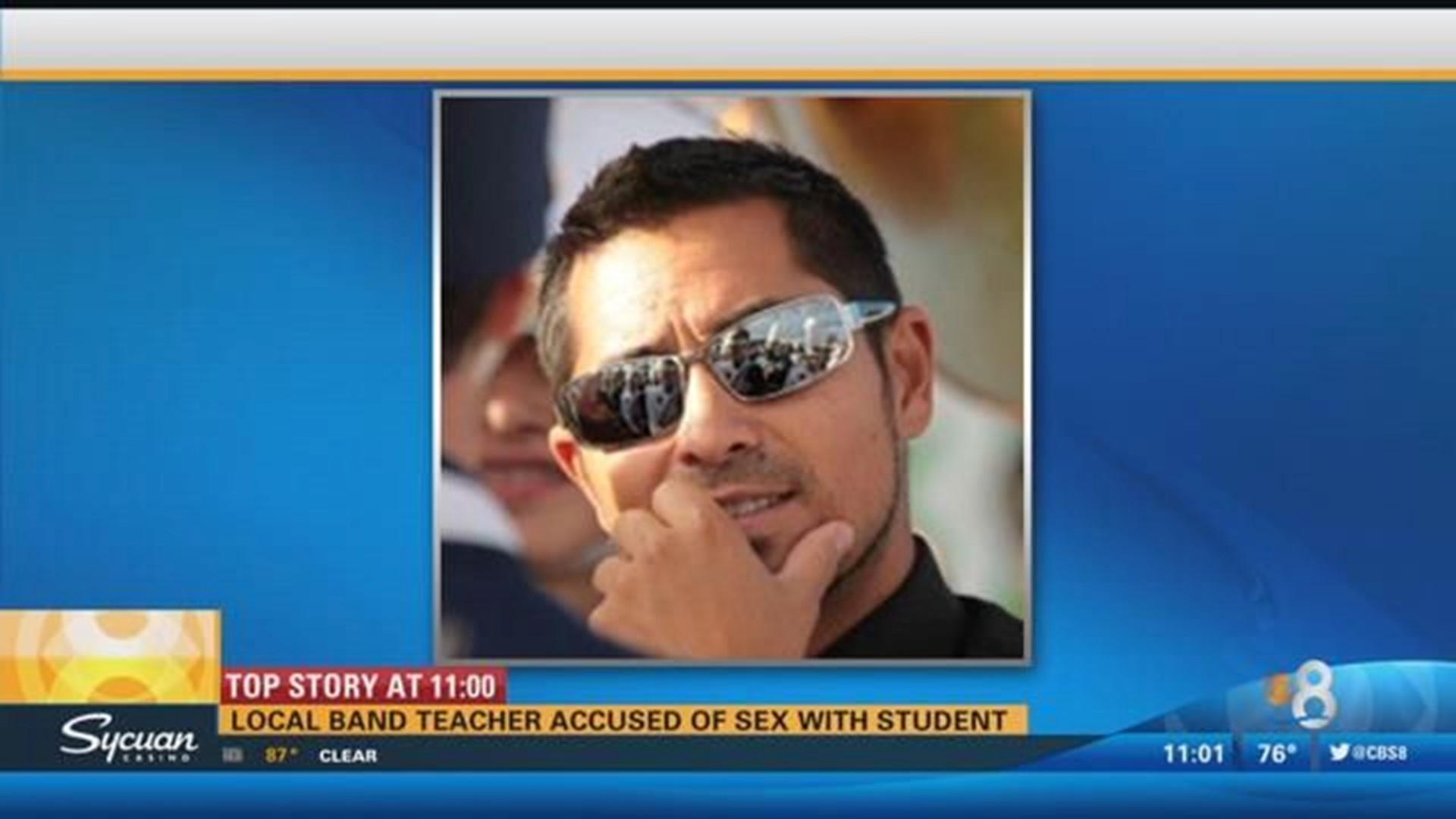 11AM Bonita Vista H.S. music teacher arrested for alleged sexual relations  with student